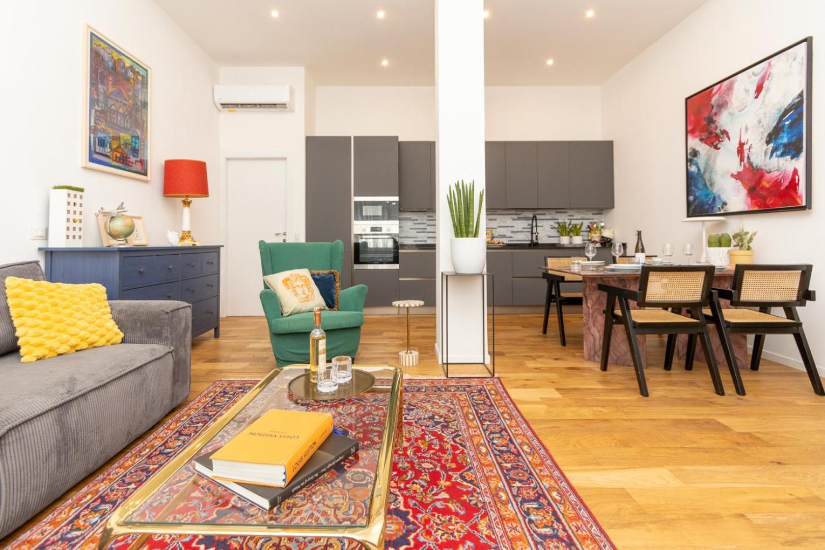 Loft Luxury Design- With 2 Bedrooms -wifi Ultra-5min Metro Appartement